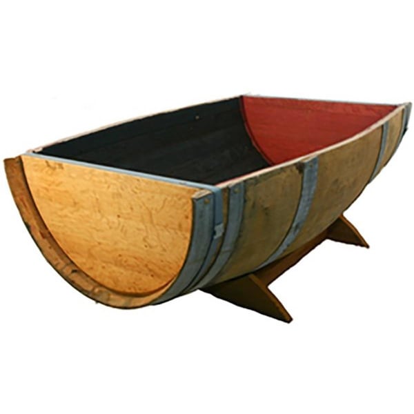 Grandoldgarden B110 27 x 27 x 16 in. Oak Barrel Garden GR2588219 - main